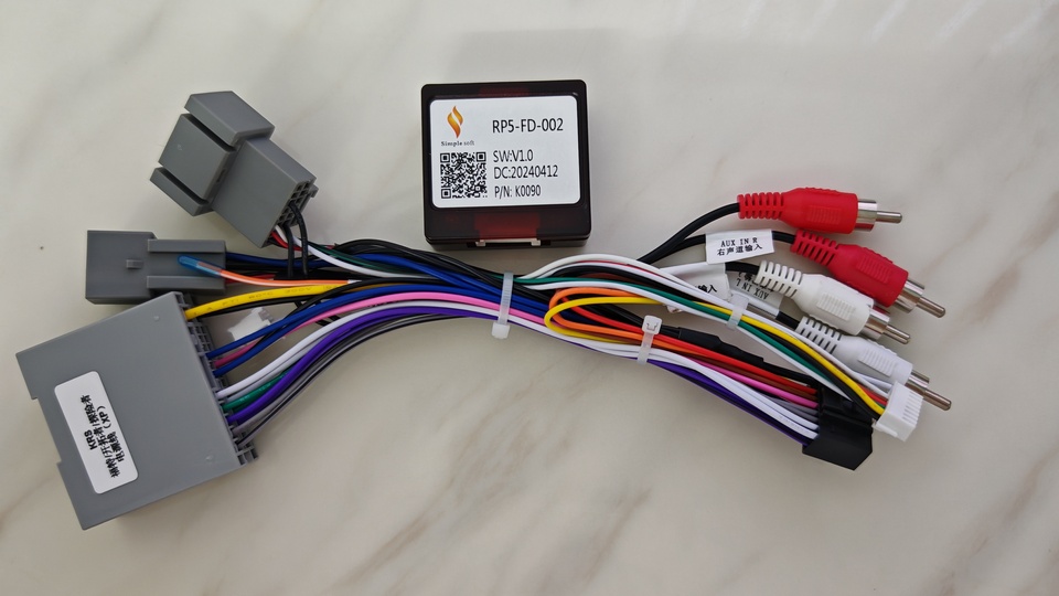 

Автомобильный жгут проводов адаптера Canbus Box Android кабель питания для Ford Explorer Escape Edge Expedition Mustang F150 F-150 RP5-FD-002