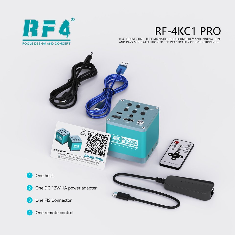 

Mshiwi RF4 2K 4K HDMI USB камера для микроскопа