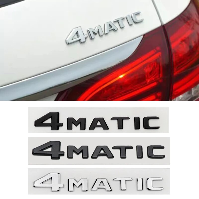 

ABS наклейка на заднюю часть багажника Mercedes Benz 4 matic Logo W212 W204 W205 W203 W212 CLK GLA GLK SLK E350 G63