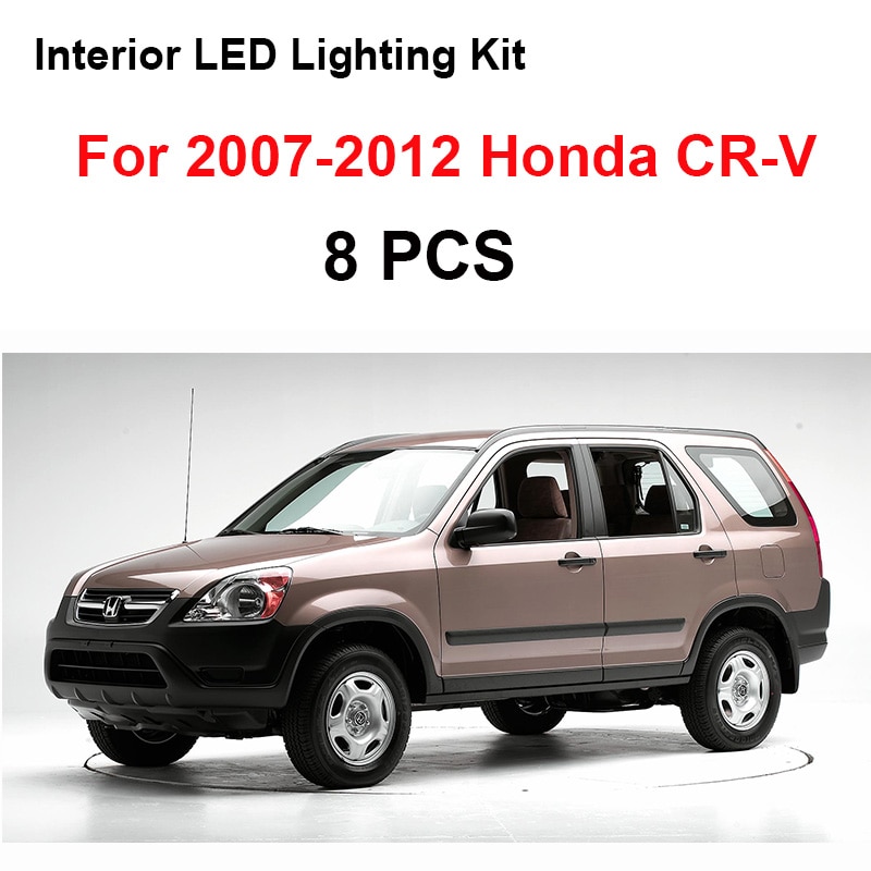

Белые светодиодные с Canbus лампа внутренняя карта купольные фонари для Honda CR-V CRV 1997-2015 2016 2017 2018 2019 Освещение номерного знака без ошибок