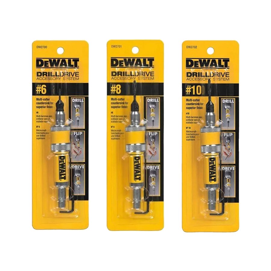 

DEWALT Сверло 2 в 1 Drill Flip Drive DW270 6 мм 8 мм 10 мм