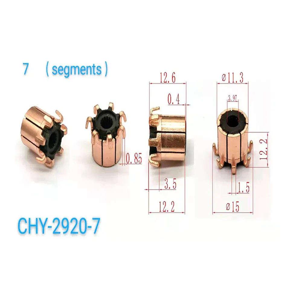 

Коммутатор двигателя CHY-2920-7 медный