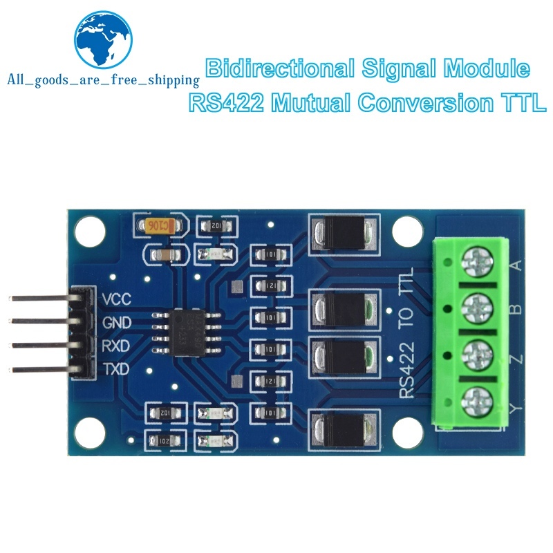 

RS422 Взаимное преобразование TTL, двусторонний сигнальный модуль, полнодуплексный, 422, поворотный одиночный модуль MAX490 в TTL