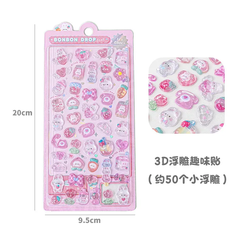 

3D наклейки Kawaii животные для стен