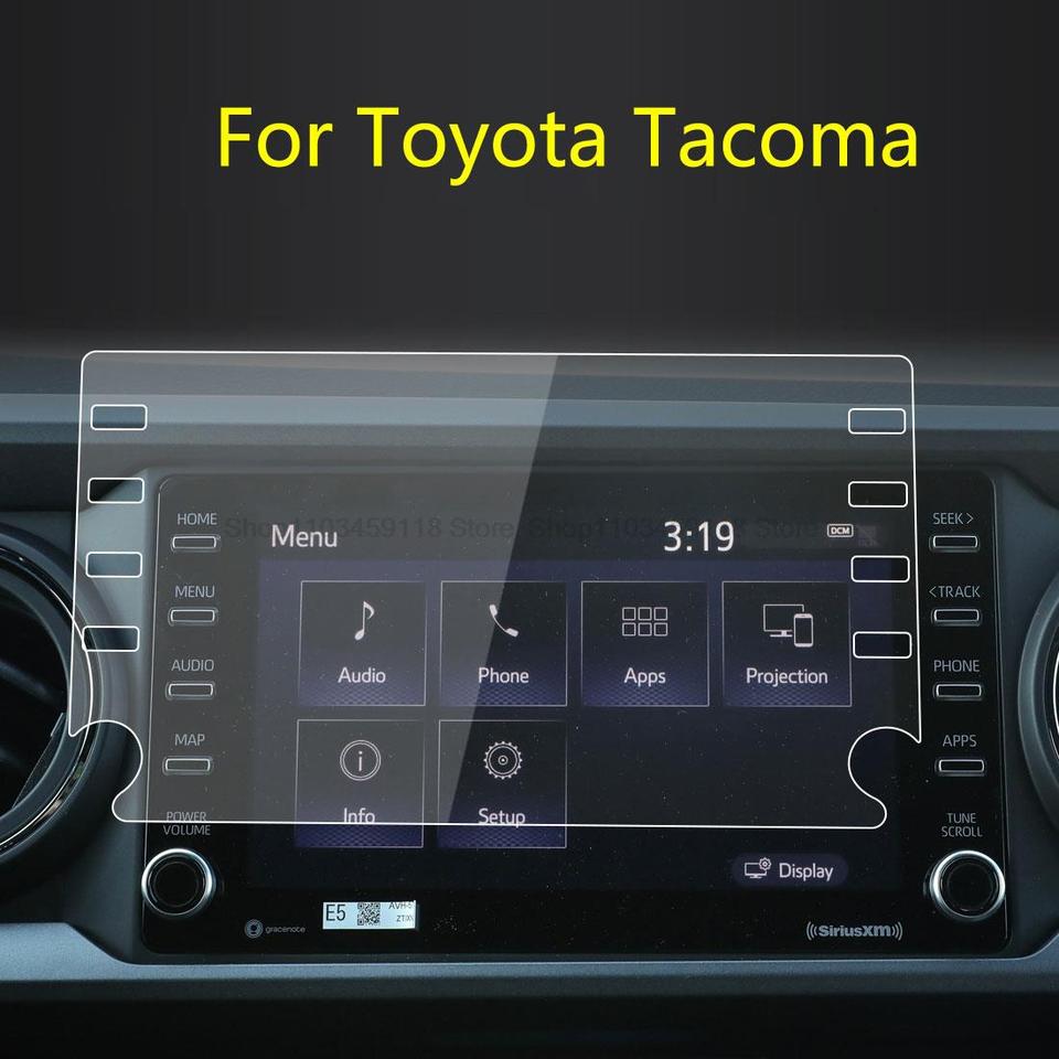 

Закаленное стекло для защиты экрана для Toyota Tacoma 2021 2022 8 дюймов