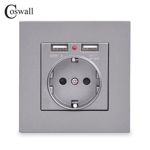

Coswall розетка с USB портами