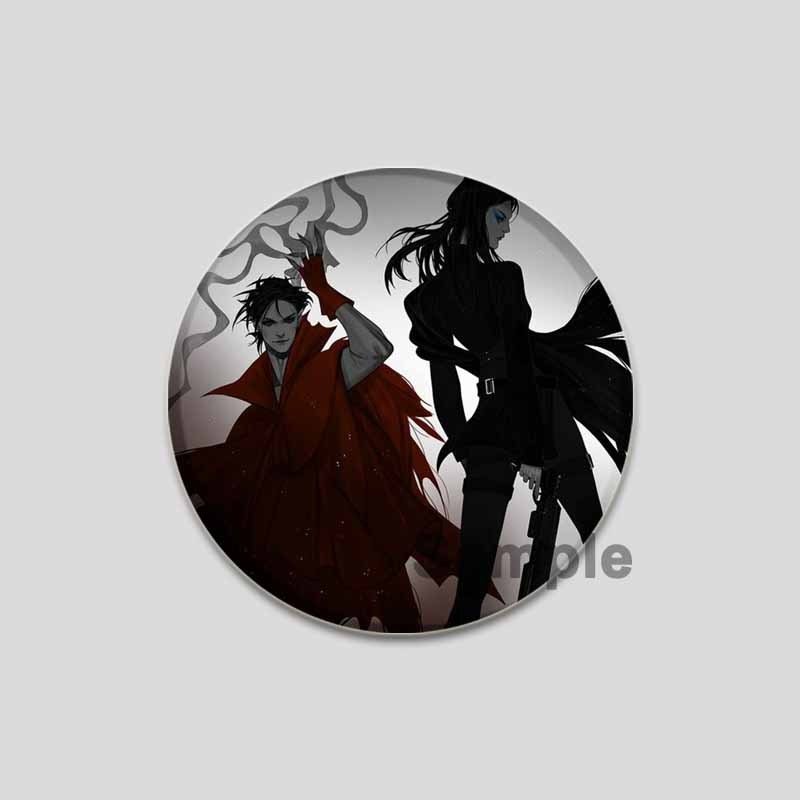 

Пластиковые булавки аниме Ergo Proxy 32/44/58 мм