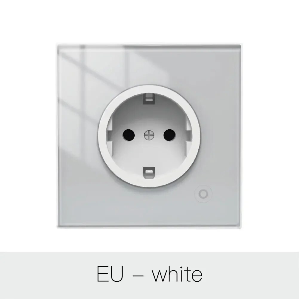 

MOES ZigBee умная розетка стеклянная панель