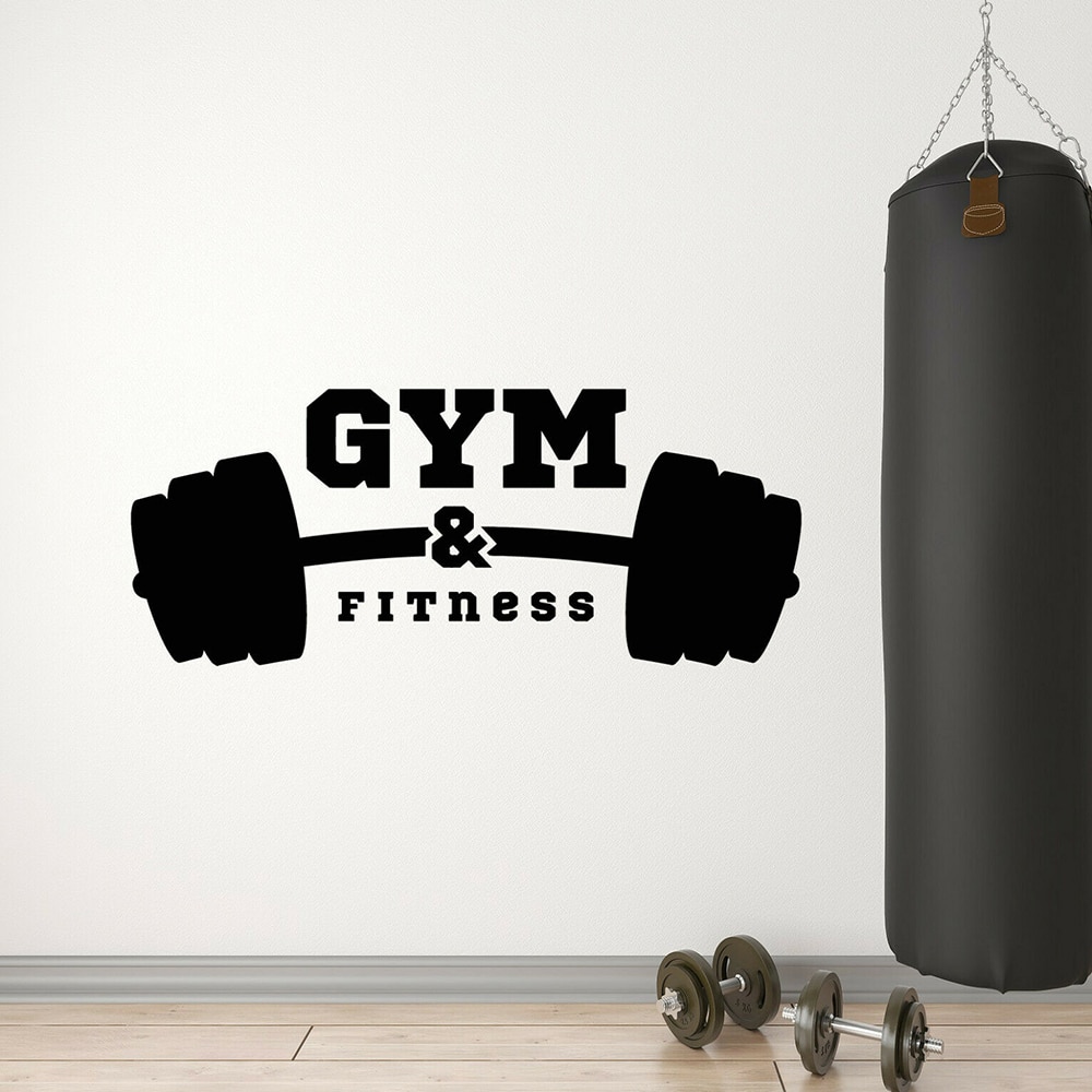 

Виниловая наклейка для стен Gym Logo