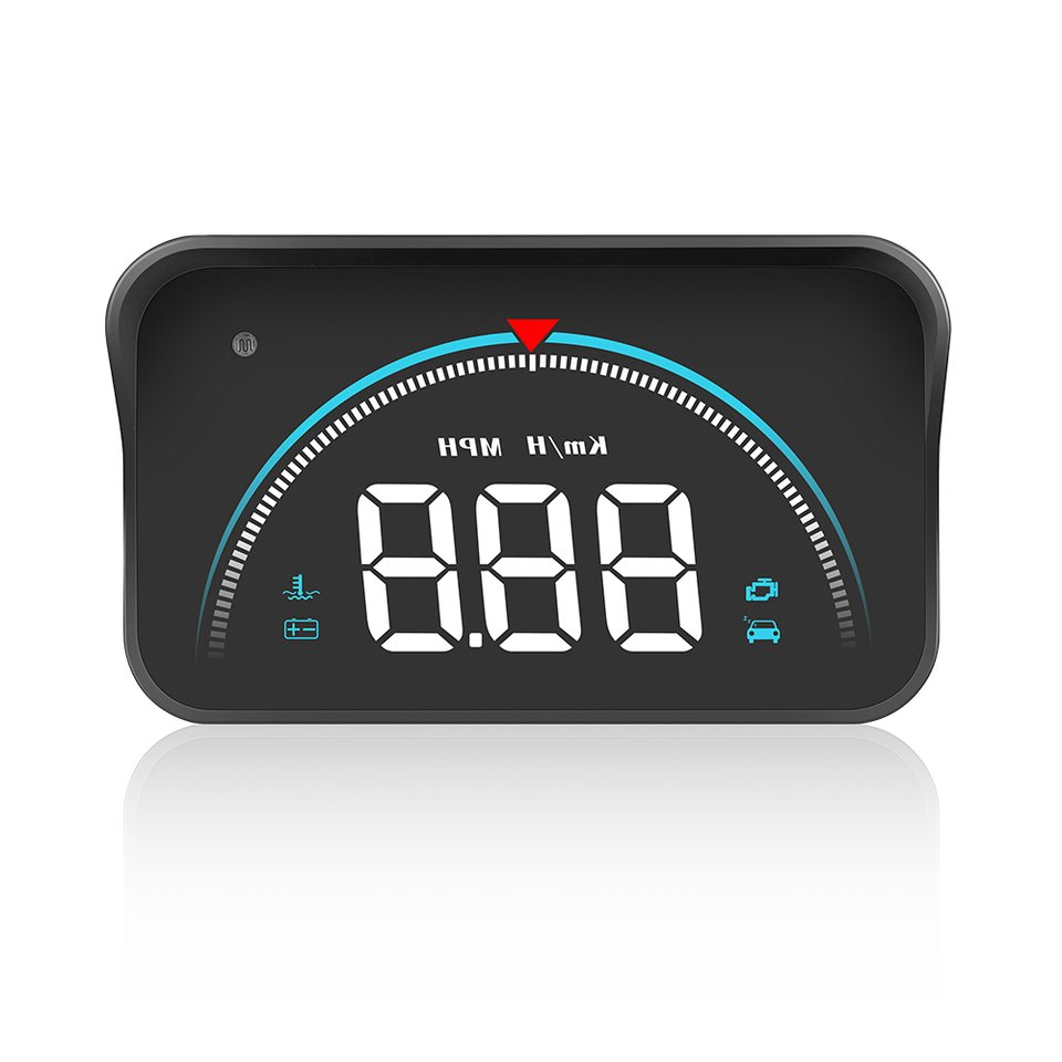 

Автомобильный проекционный дисплей M8 HUD obd2, измеритель температуры, цифровой проекционный экран, бортовой компьютер, спидометр, индикатор напряжения