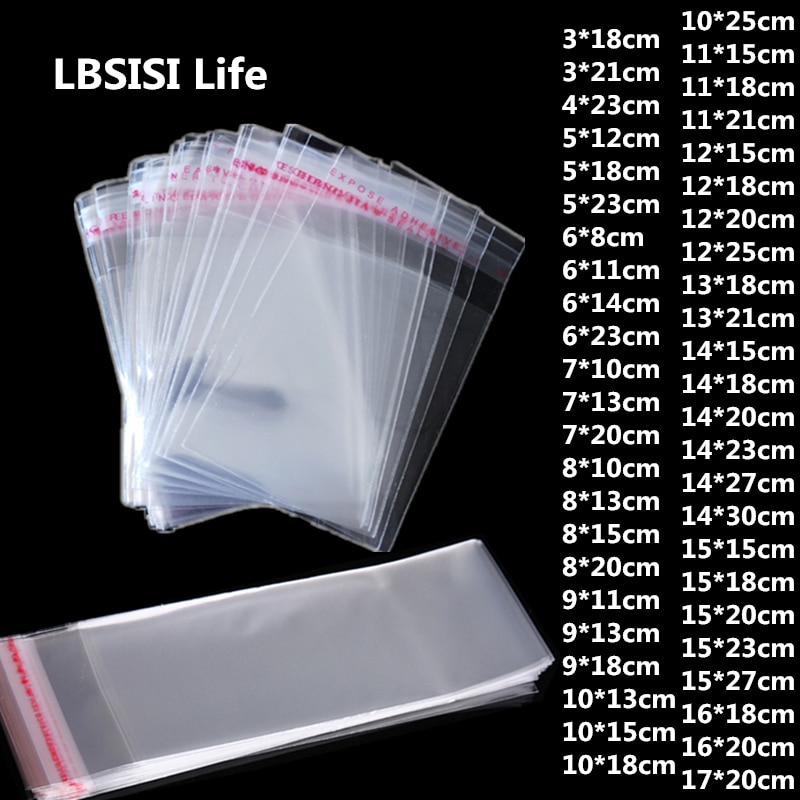 

Прозрачные пакеты LBSISI Life для подарков