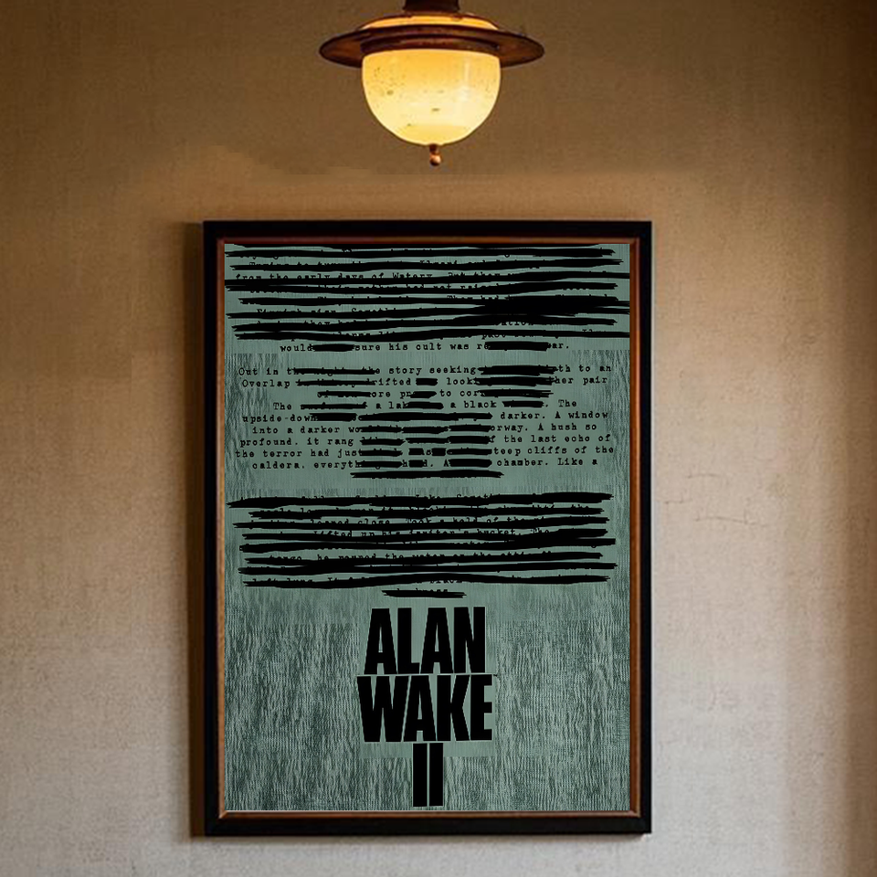 

A-Alan W-Wake 2 Постер из ПВХ