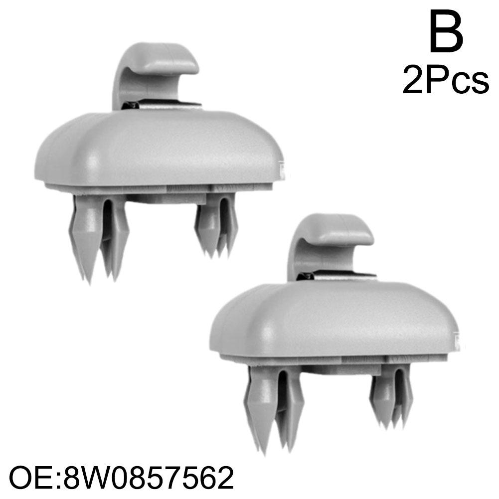 

2шт ABS пластик черный солнцезащитный козырек крючки 4,2*2,1 см 4F 0857561 8 Вт 0857562 A для Audi A3 A4 LA5A6LA7 Q5 Q3 R0H6