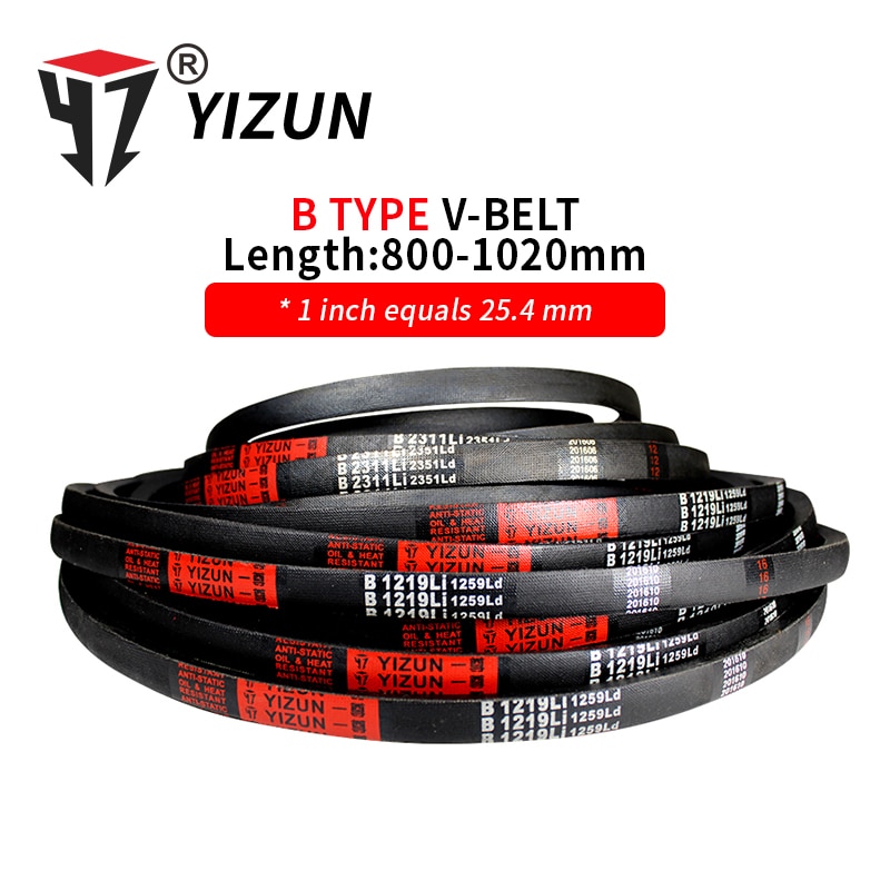 

Резиновый приводной ремень YZ Тип B 800~1020 мм
