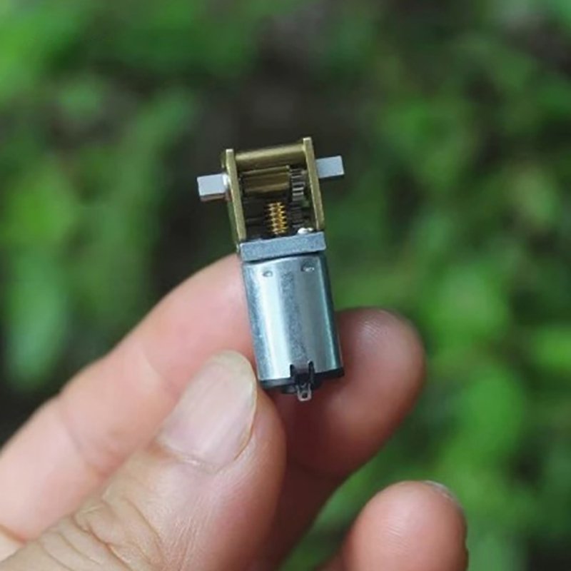 

1 шт. DC3V 3,7 В 5 В 850 об/мин D-валь с большим крутящим моментом Micro Turbo Worm Mini N20 Двигатель-редуктор с двойным валом Цельнометаллический редукторный двигатель