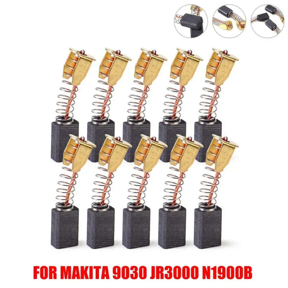 

10 шт. угольная щетка CB9 CB10 CB50 CB51 CB60 CB68 181021 -2 191947 -0 Замена угольной щетки для Makita 9030 JR3000 N1900B