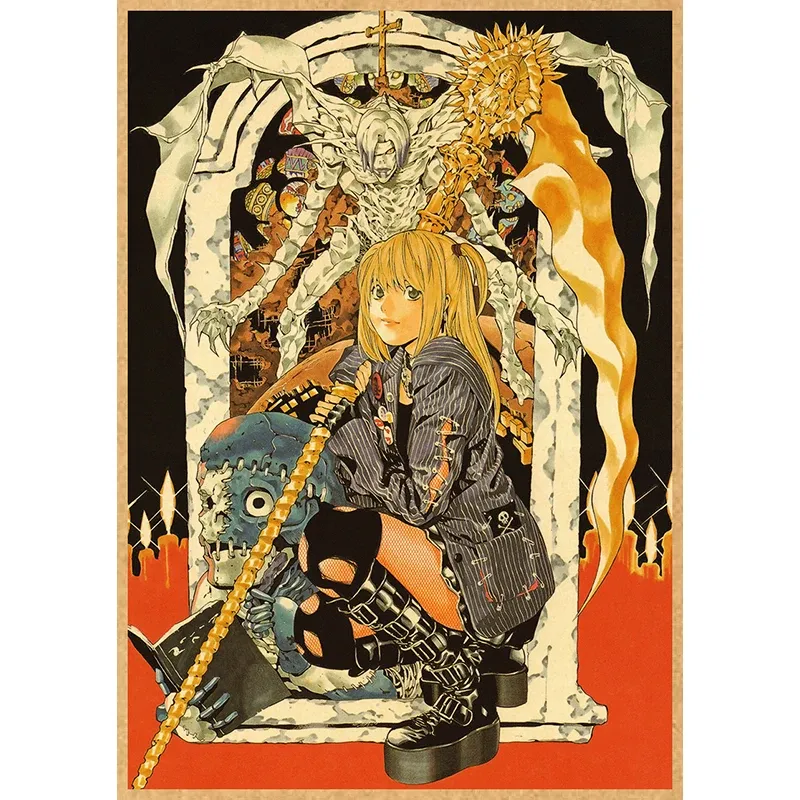 

Плакат Death Note, винтажный принт