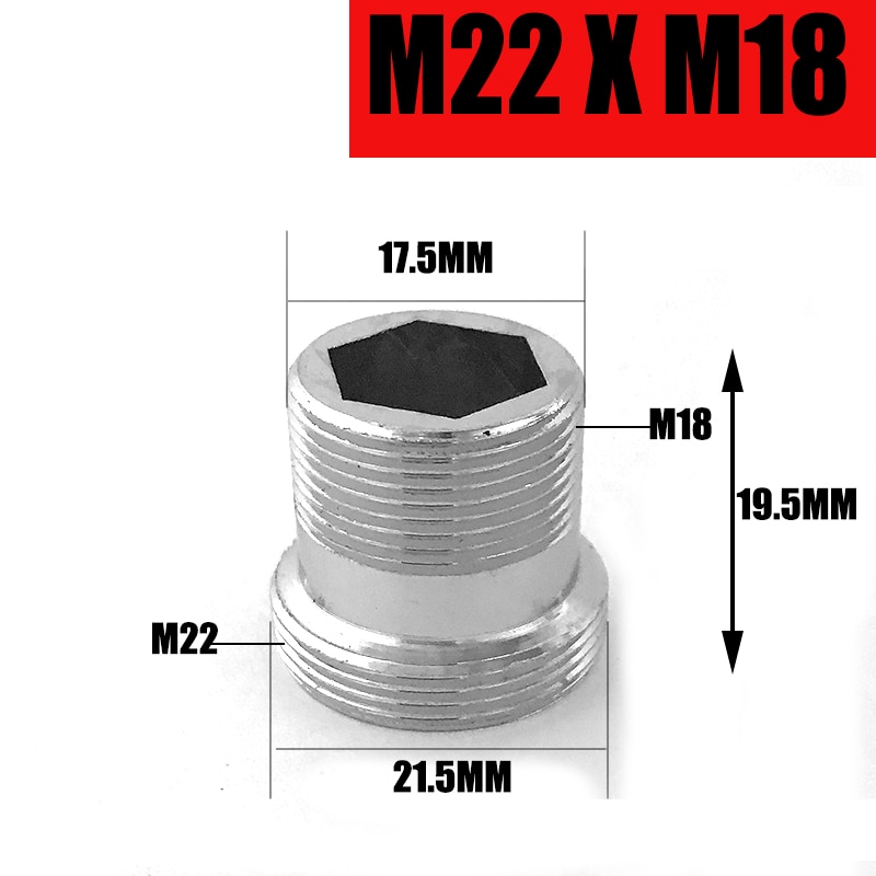 

Адаптер для крана M22 латунный