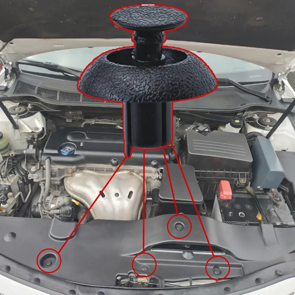 

10 автопанелей, бампер, брызговики, фиксированный зажим, заклепка для Toyota Camry XV40 XV50 2006 2007 2008 2009 2010 2011-2017
