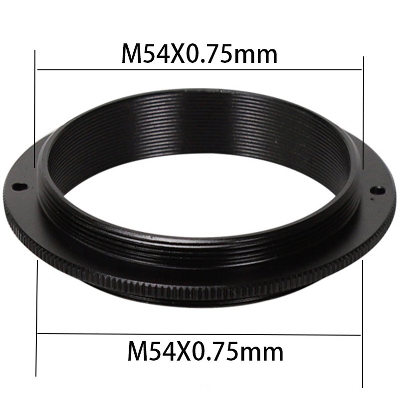 

M54 к M54 M54X0.75 Наружная резьба к M54X0.75 Переходное кольцо телескопа с наружной резьбой Преобразование металла из алюминиевого сплава