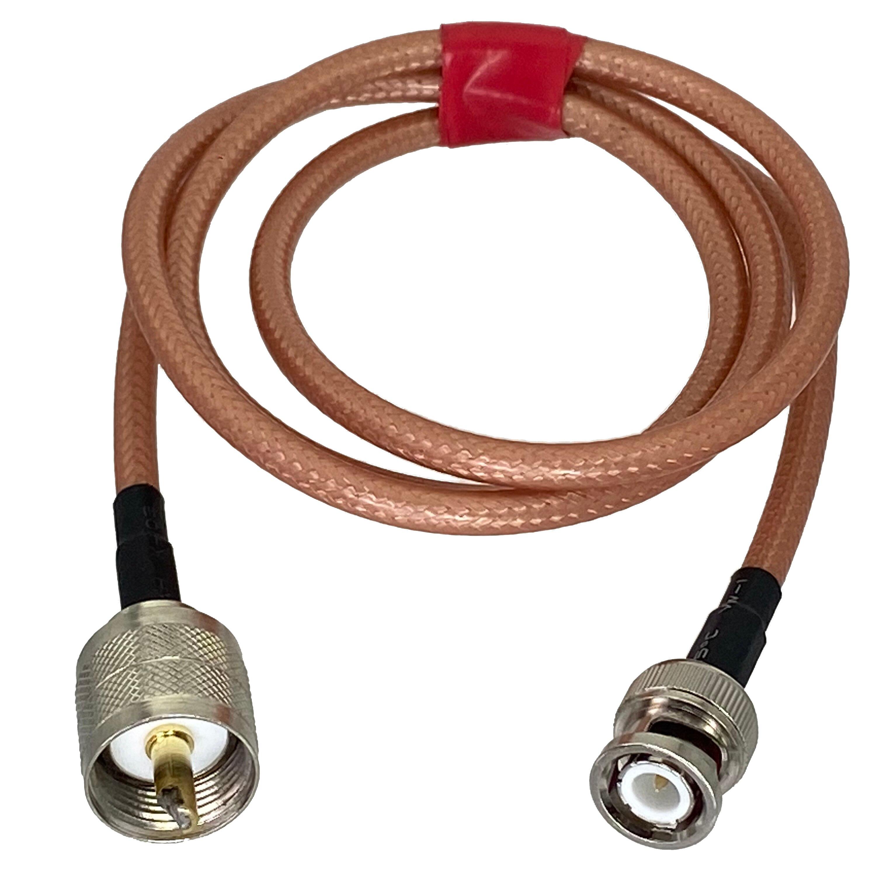 

RG142 BNC в UHF PL259 соединительный кабель TTVXO 6 дюймов ~ 5 м