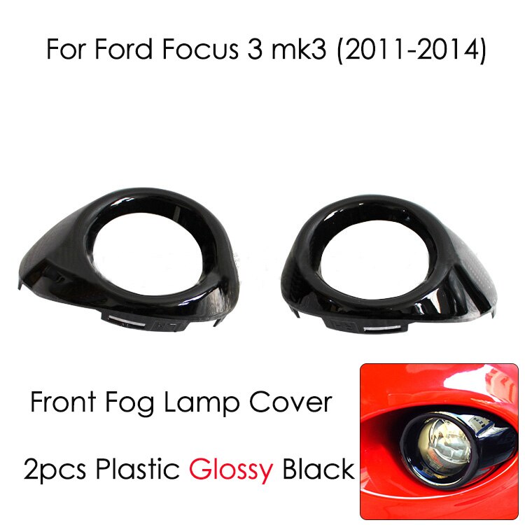 

Для Ford Focus 3 mk3 2011-2014 рамка противотуманной фары модифицированная крышка противотуманной фары украшение противотуманной фары крыло автомобильные аксессуары 2 шт./компл.