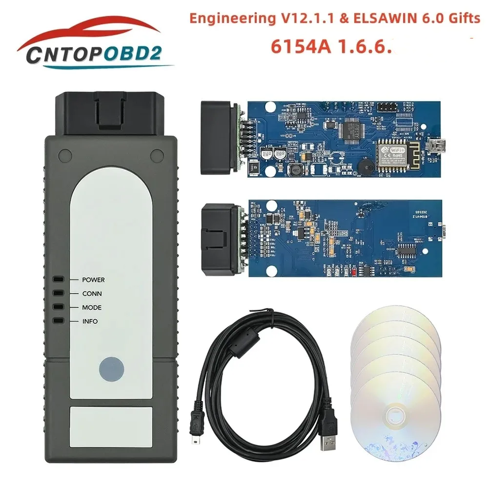 

Лучший Wi-Fi-сканер OKI 6154A V1.6.6 OKI6154 V6.2.0 OBD2 автомобильный диагностический инструмент для v Group до 2022 года, лучше, чем 5054A