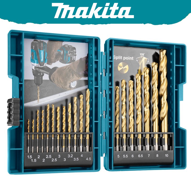 

Makita D-67527 Набор металлических сверл 19 шт.