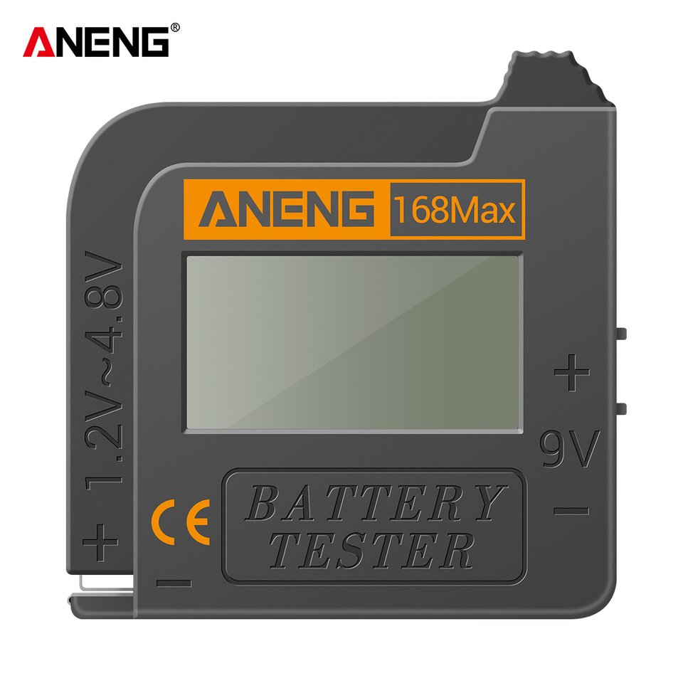 

Тестер аккумулятора ANENG 168MAX, цифровой дисплей, прибор для проверки емкости аккумулятора