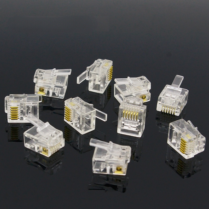 

FAMCDI 6Pin RJ11 телефонный разъем