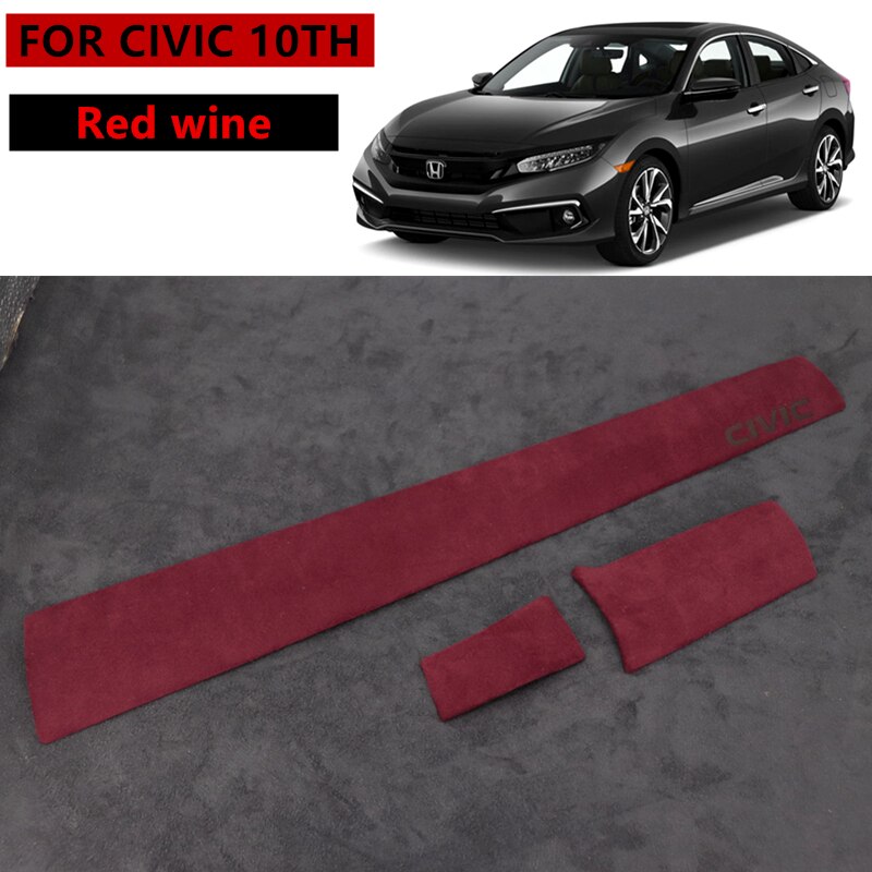 

Автомобильные аксессуары для Honda Civic 10 поколения 2017 2018 2019 2020 металлическая спортивная короткая плюшевая внутренняя обшивка инструмента