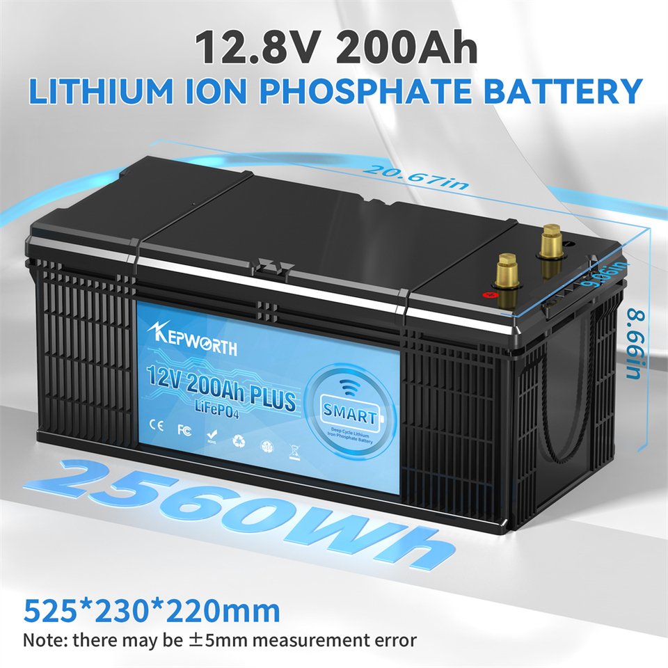 

НОВЫЙ аккумулятор LiFePO4 12 В, 100 Ач, 120 Ач, 200 Ач, встроенный аккумулятор Bluetooth BMS, 6000 циклов для автофургонов, гольф-каров