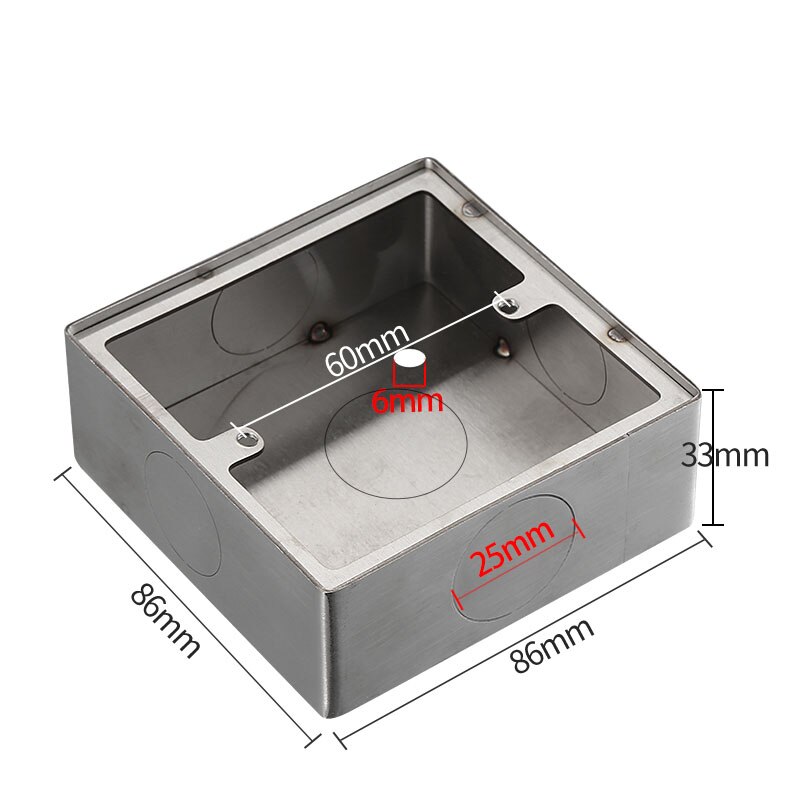 

Wall 1-4 Gang 2 Way Toggle Switch Industrial Stainless Steel Brushed Panel Surface Mountable or Concealed Mountable