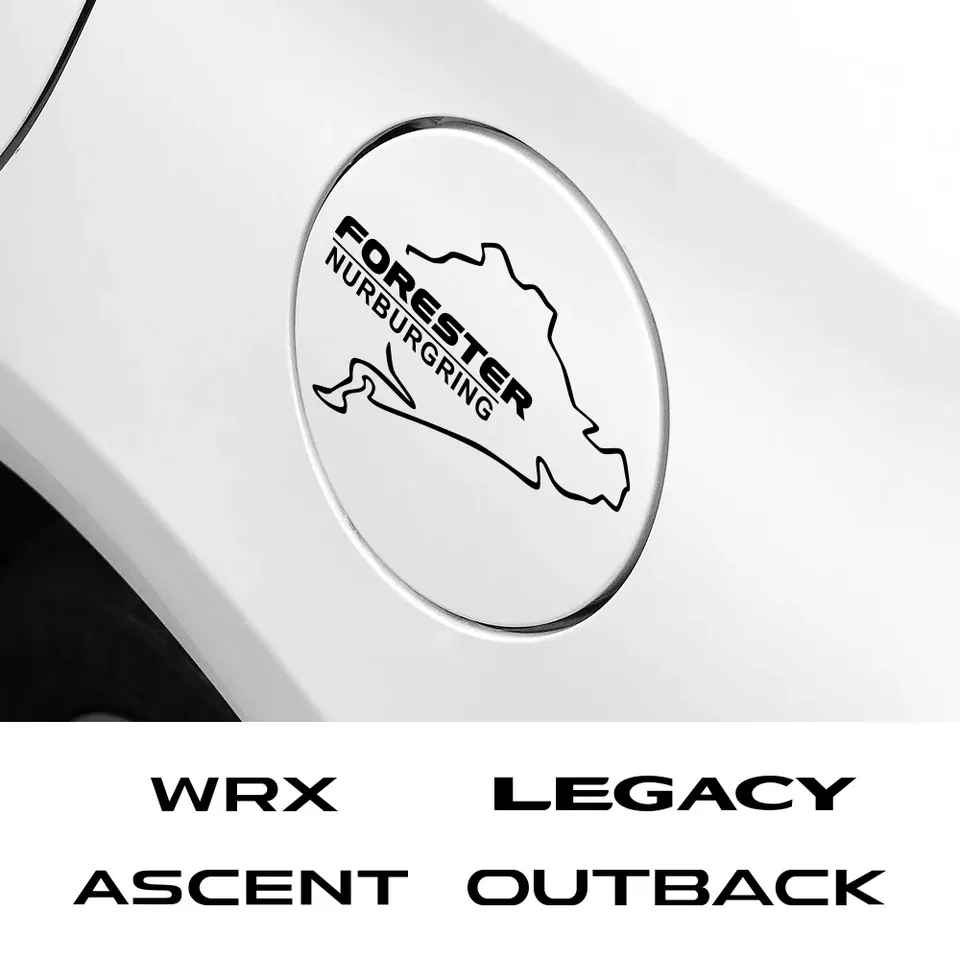 

Subaru Forester XV Outback Legacy WRX BRZ Ascent Автомобильная Крышка Топливного Бака Виниловые Наклейки Светоотражающие ПВХ ...