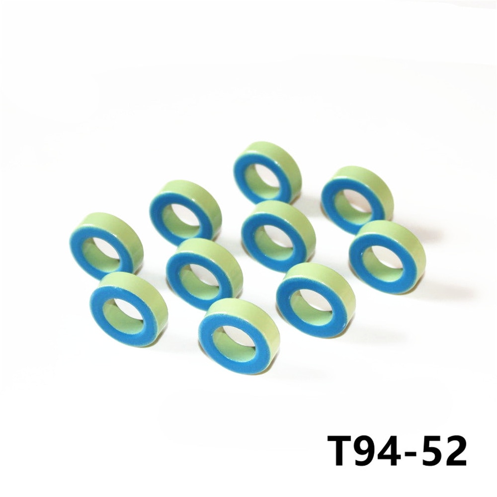 

Железные магнитные кольца T94-52 сине-зеленые 24x14x8 мм