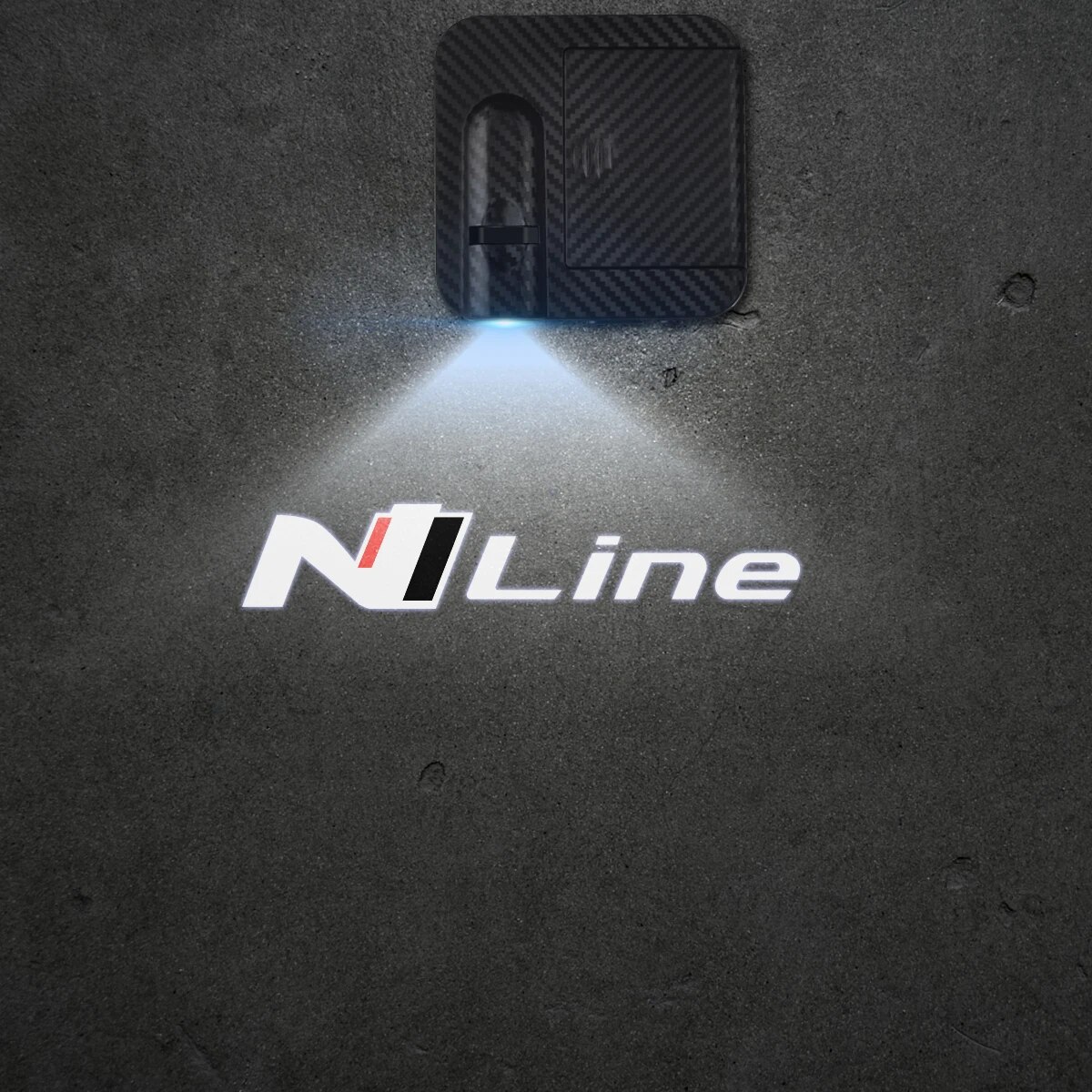 

1/2 шт. N Line дверь автомобиля приветственные огни лазерный проектор логотип беспроводное зондирование для Hyundai Santa Fe Tucson Elantra Kona Sonata NX4