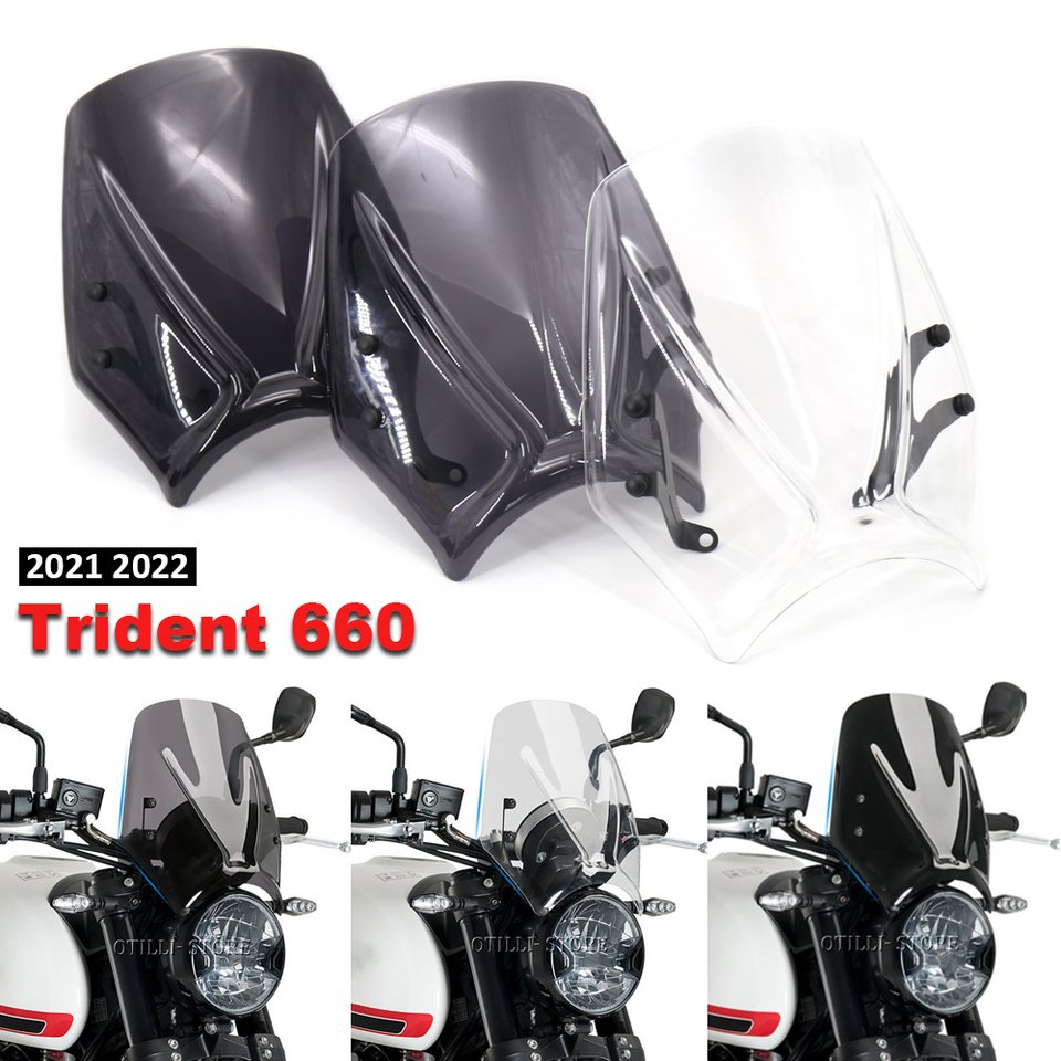 

Для Trident 660 Trident 660 2021 2022 новые аксессуары для мотоциклов, ветровой дефлектор, обтекатель ветрового стекла, перегородка