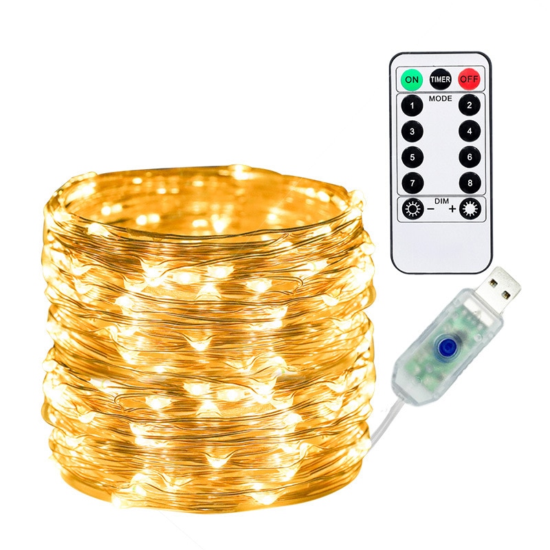 

OSIDEN USB светодиодные гирлянды теплый белый/белый/многоцветный 5M/10M/20M