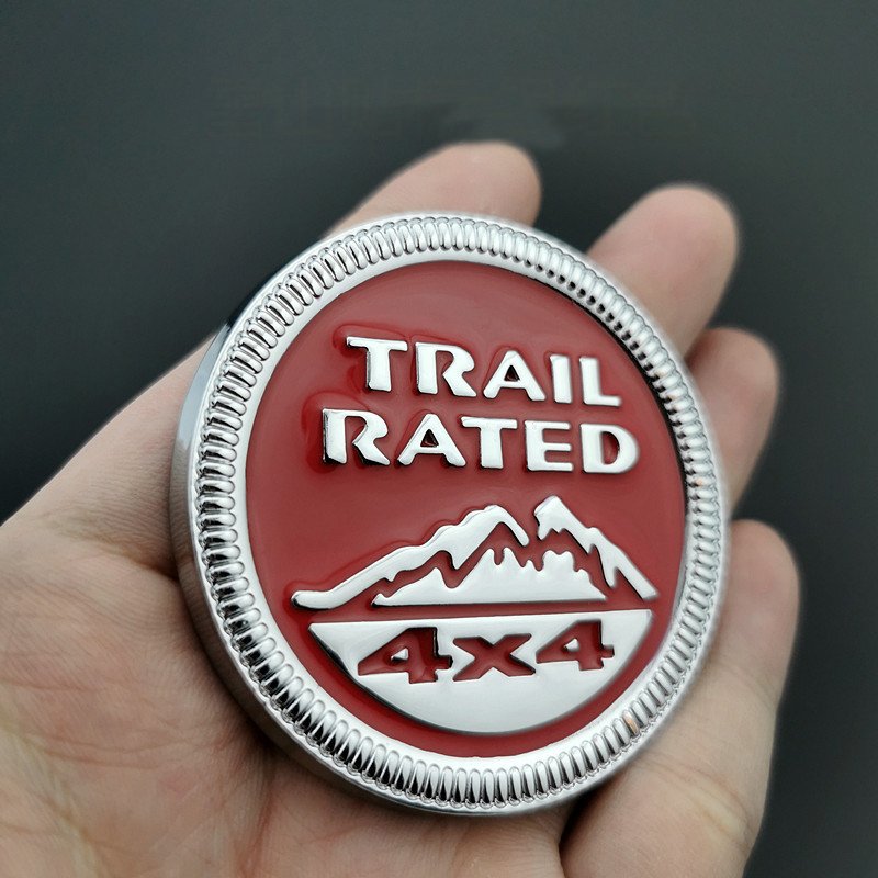 

Металлические Боковые Наклейки Для Стайлинга Автомобилей 4X4 TRAIL RATED, Логотип