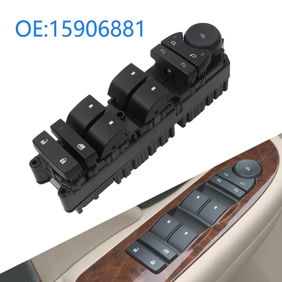 

Электрический переключатель окна, детали кнопки для Cadillac Escalade Chevy Silverado GMC Yukon Sierra 2007-2014 2500 3500, автомобильные аксессуары