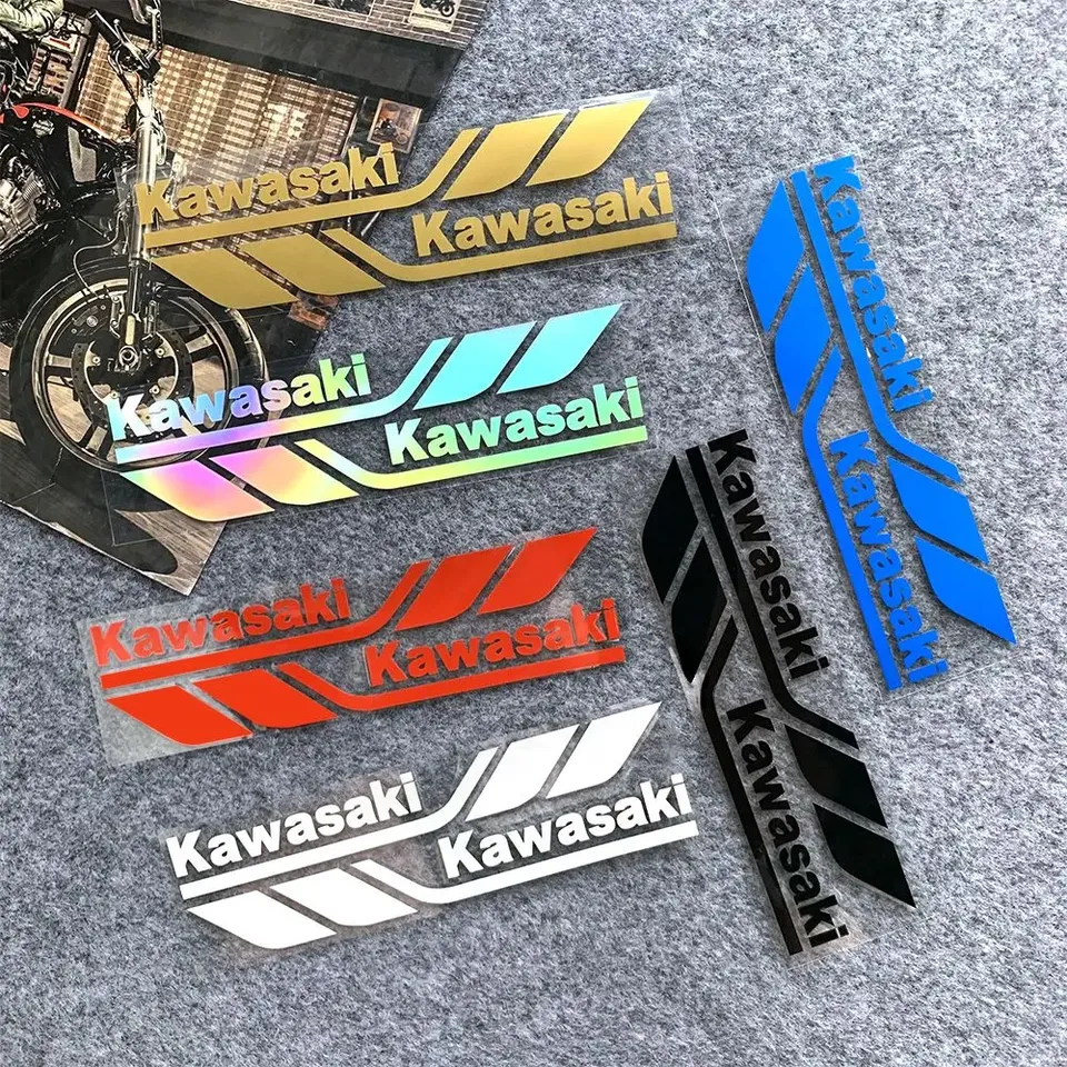 

2 Шт., Наклейка На Топливный Бак Мотоцикла Kawasaki