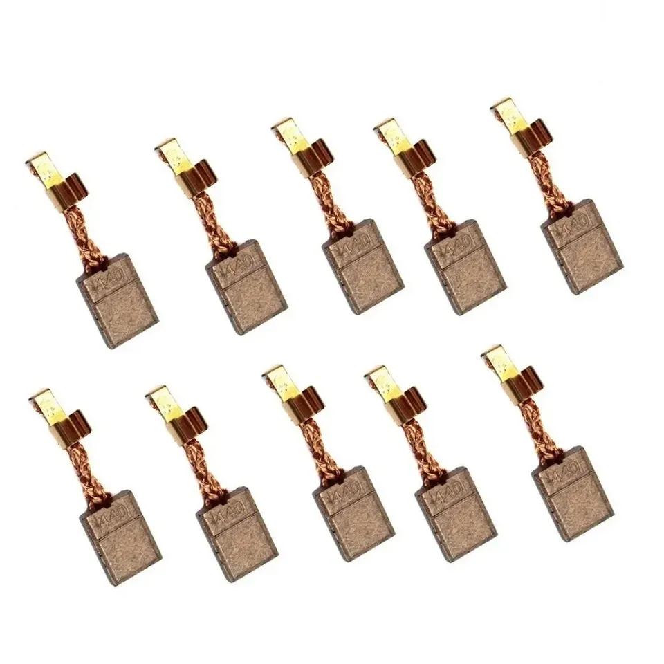 

10 шт. угольные щетки двигателя для CB-440/CB-448/CB-436/ 195021 -6/ 194427 -5/ 194159 -4 BTS130RFE DHP446RFE DCPB16 Аксессуар для электроинструмента