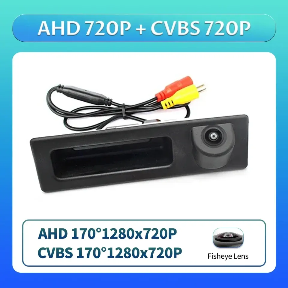 

LS 1080P AHD Автомобильная камера заднего вида на ручке багажника для BMW F30 F10 F11 X3 F25 F31 F46 X1 F48 F22 3 серии 5 Ночная камера автомобиля