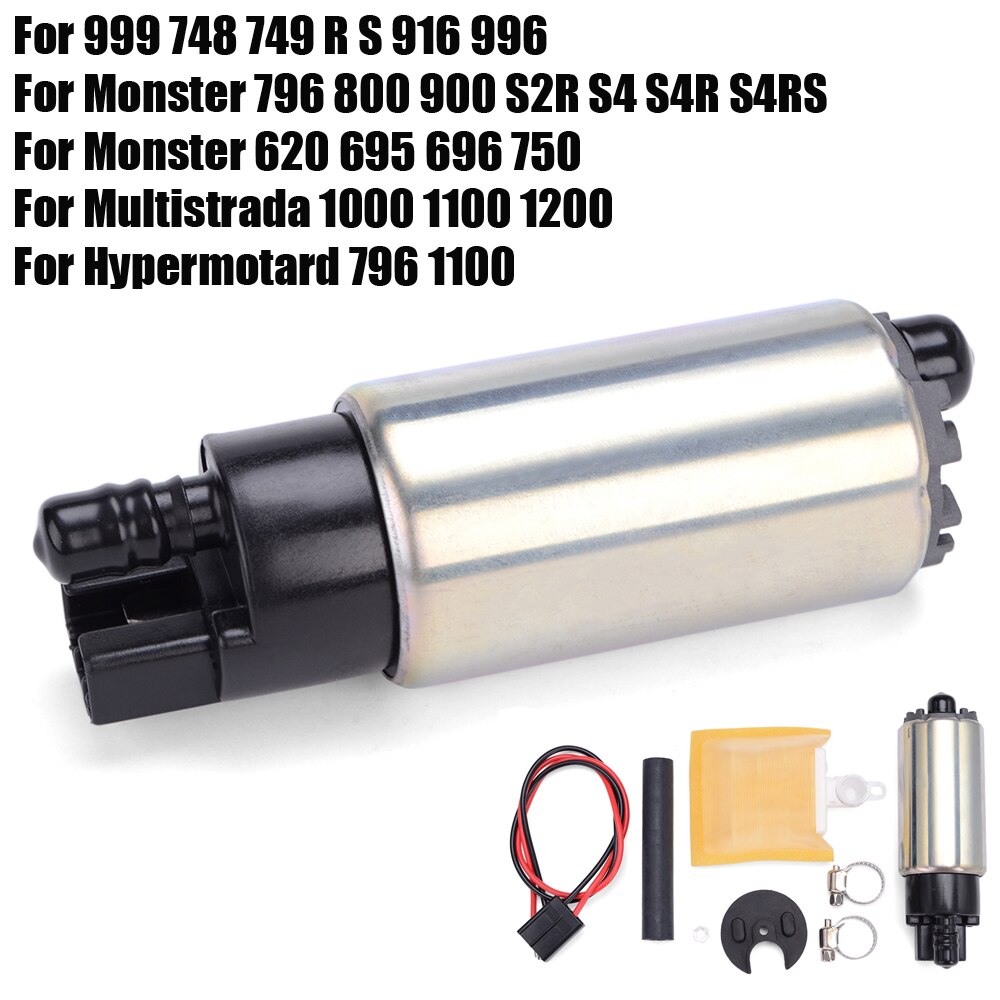 

Топливный насос для Ducati Monster 620 695 696 750 800 900 S S2R S4 S4R 999 748 749 Supersport Hypermotard Multistrada 1000 1100 1200
