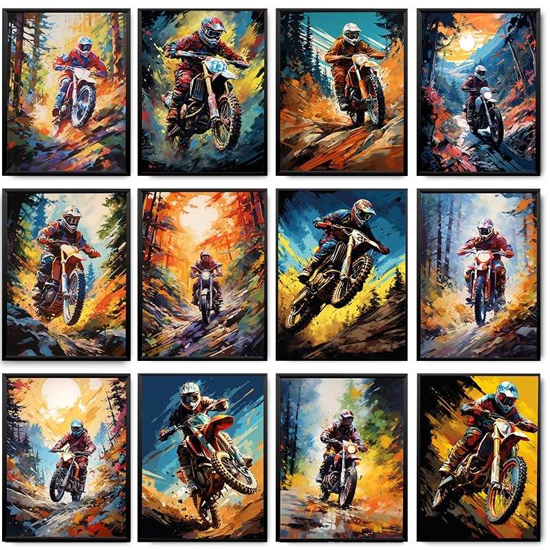 

Печать на холсте "Dirt Bike Ride"