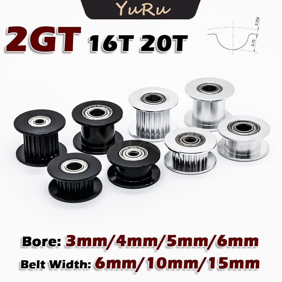 

Шкив ГРМ 2GT 16/20 зубов 2M