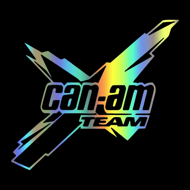 

Автомобильные наклейки для Can Am Team, декоративные аксессуары для мотоциклов, водонепроницаемая и солнцезащитная виниловая наклейка, 15 см * 15 см