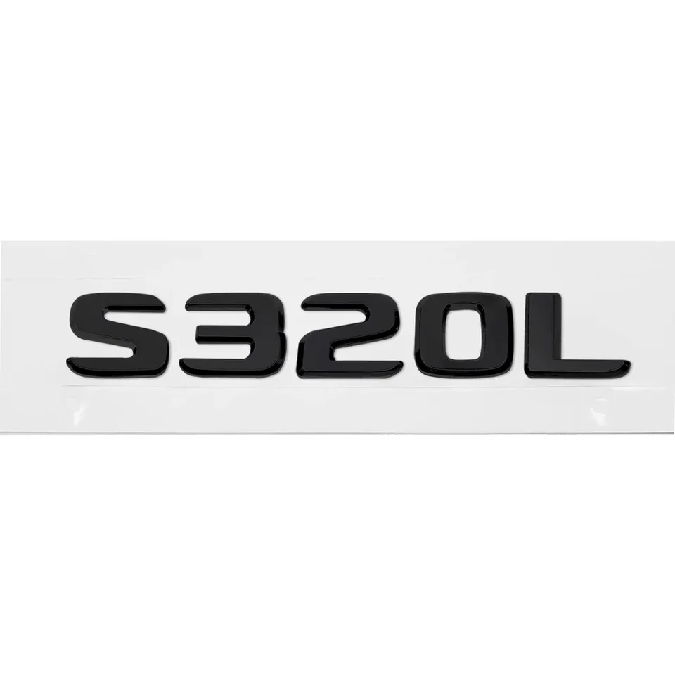 

Значок с логотипом заднего багажника из АБС-пластика S320L S350 S500, наклейка с эмблемой для Mercedes Benz S Class W126 W140 W220 W221 W222