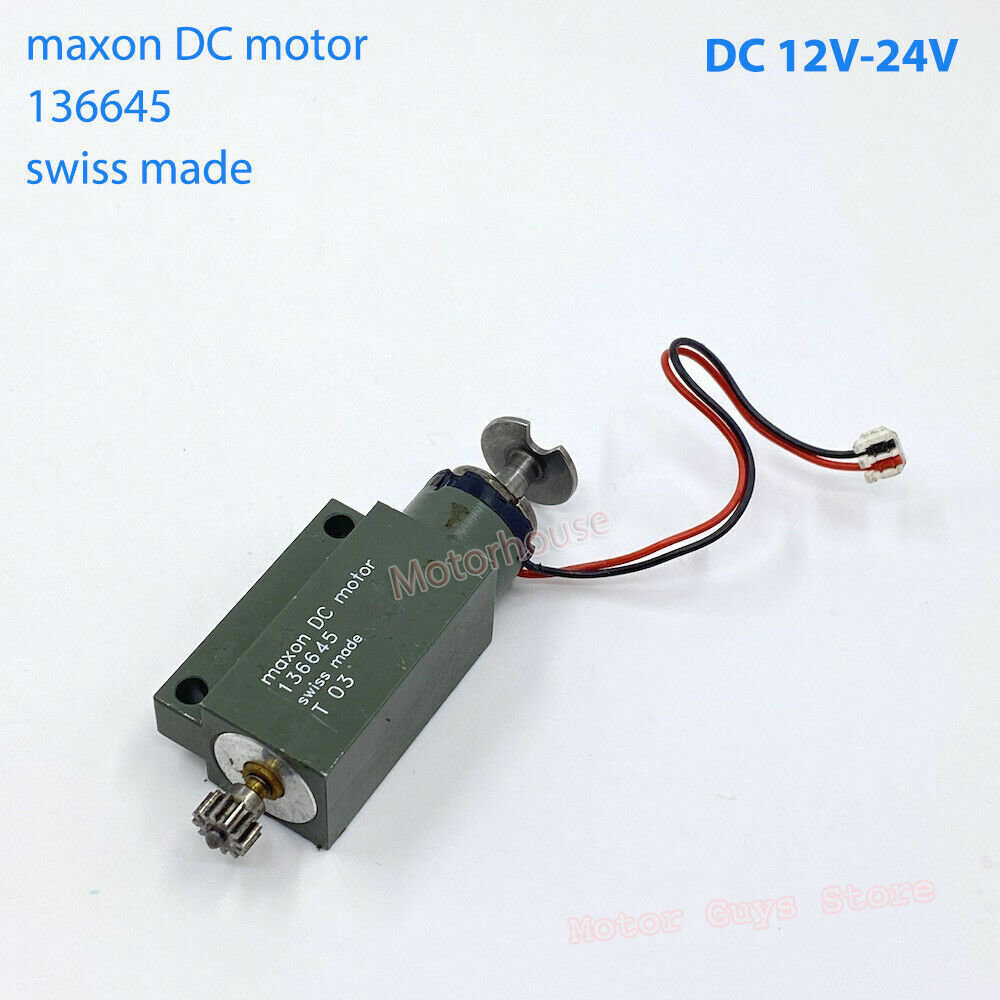 

Двигатель Swiss Maxon 136645, 12 В, 18 В, 24 В постоянного тока, миниатюрный 7-полюсный ротор, двигатель без сердечника, шарикоподшипник, шестерня с двумя валами, 12T, шестерня 0,5, модули