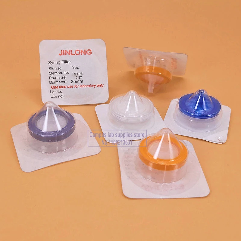 

Стерильные шприцевые фильтры Nylon/PES/PTFE, 0,22/0,45 мкм, 10 шт.